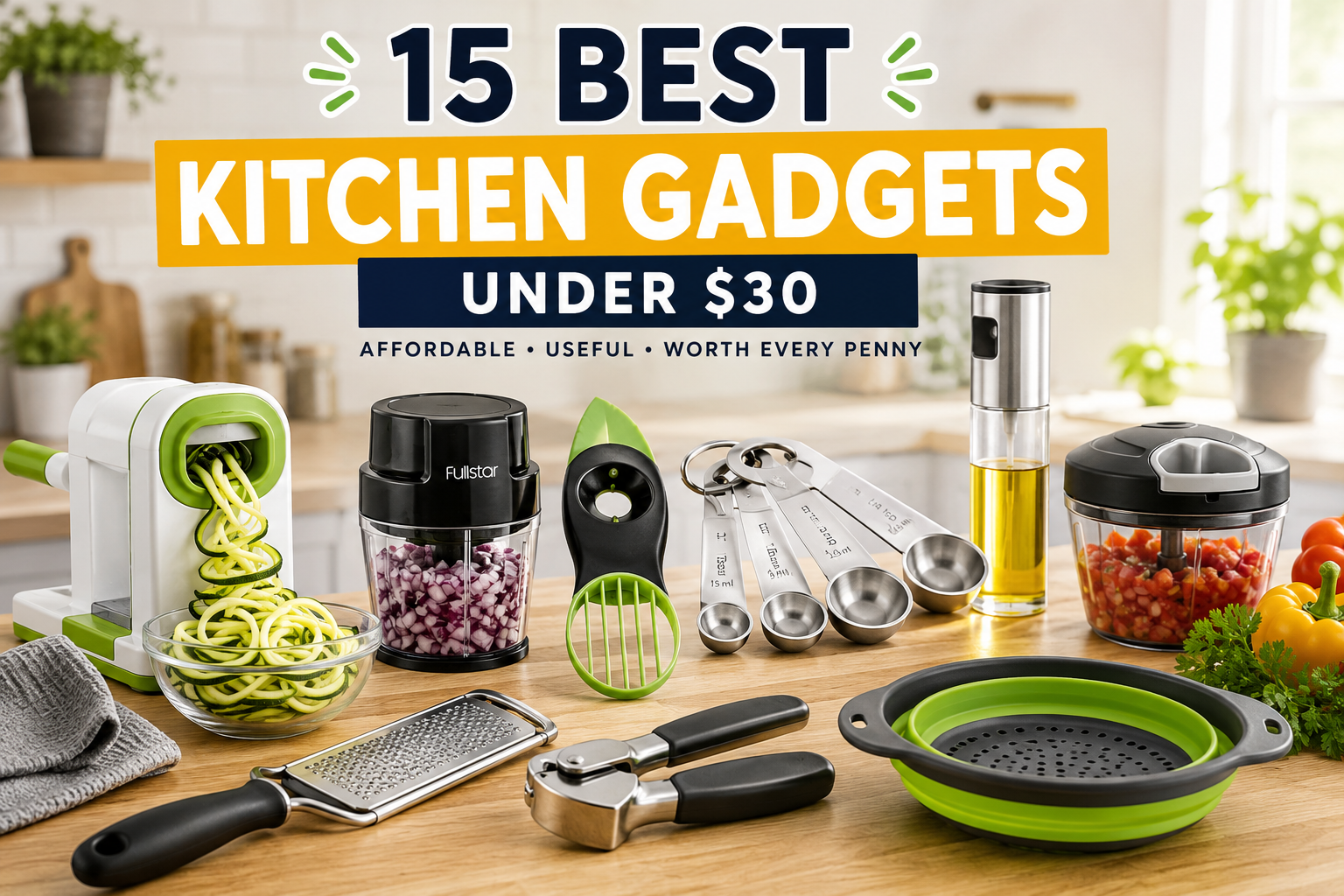 15 Best Kitchen Gadgets Under $30 Worth Buying in 2026